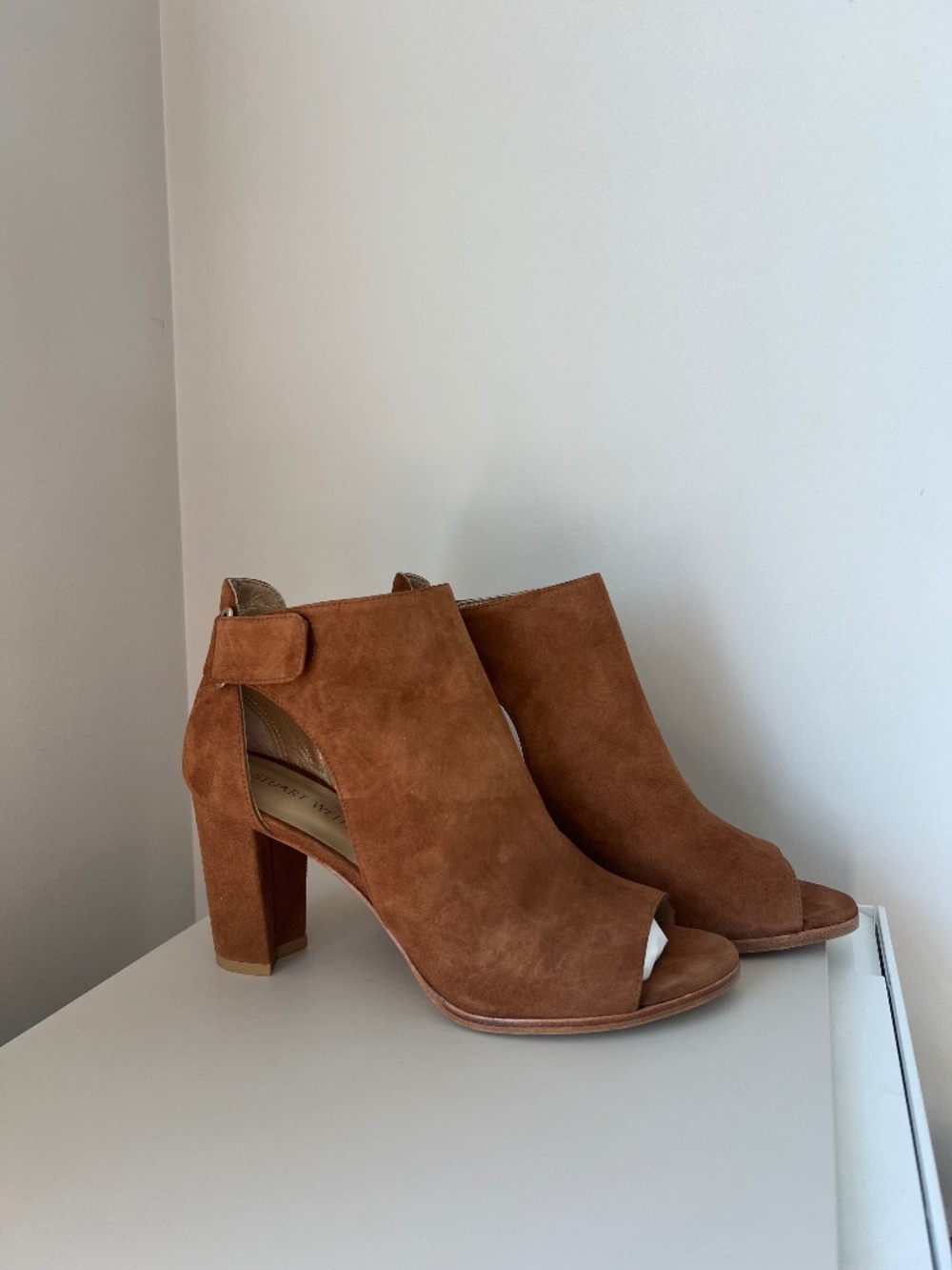 Stuart Weitzman Suede Heel